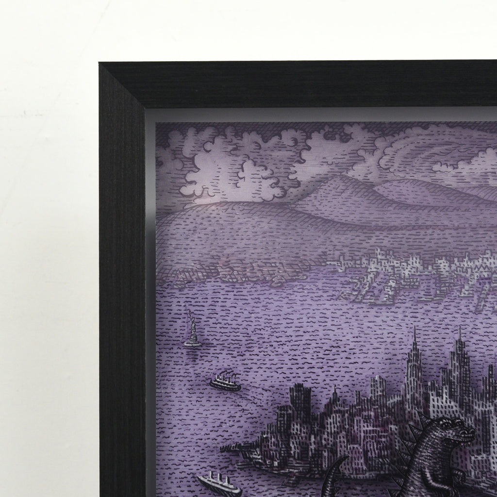 Love on the East River - Variant - Framed Acrylic Diorama