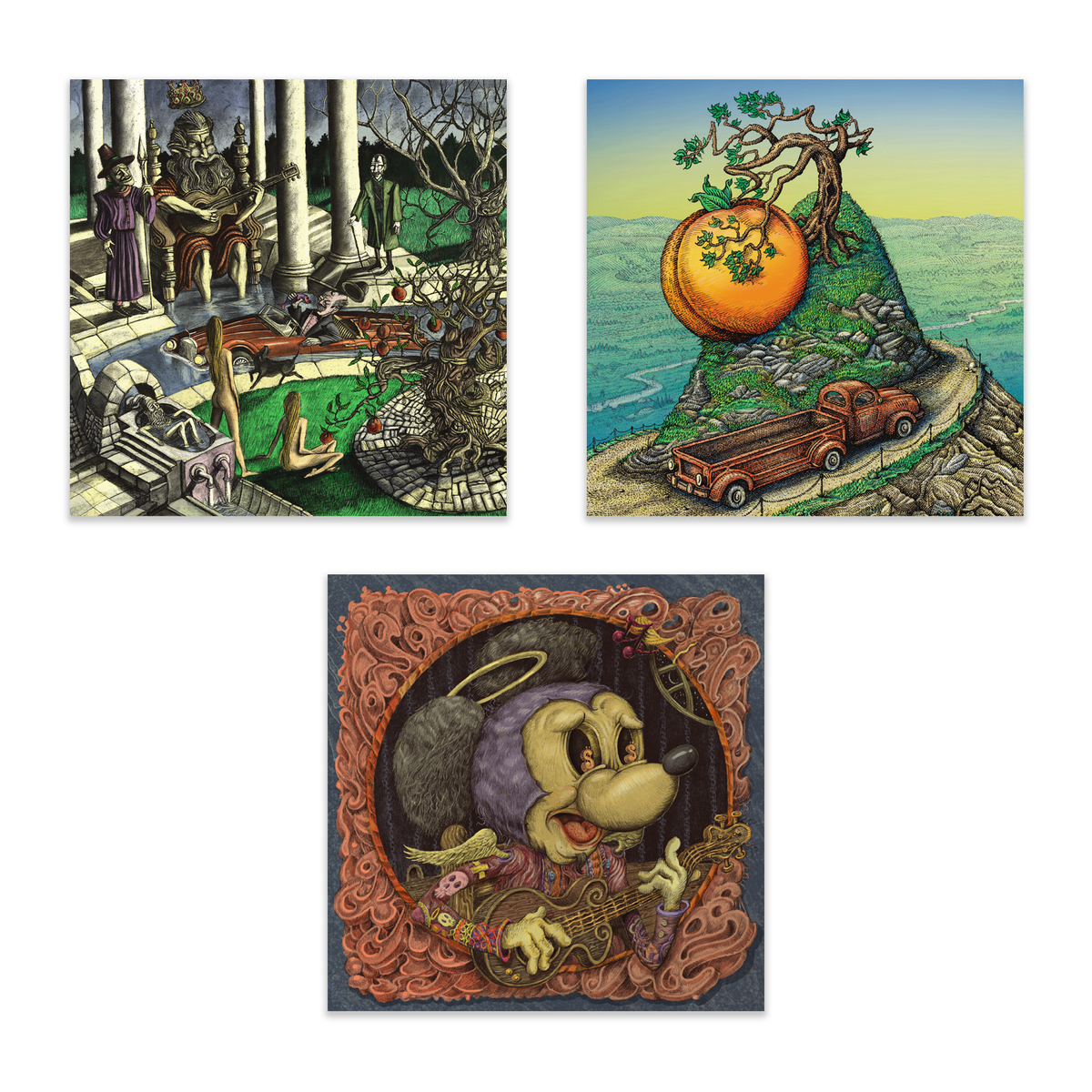 The Peach and the Truck, Saint Mick & Jack and the Fish - Blotter Art (SET)