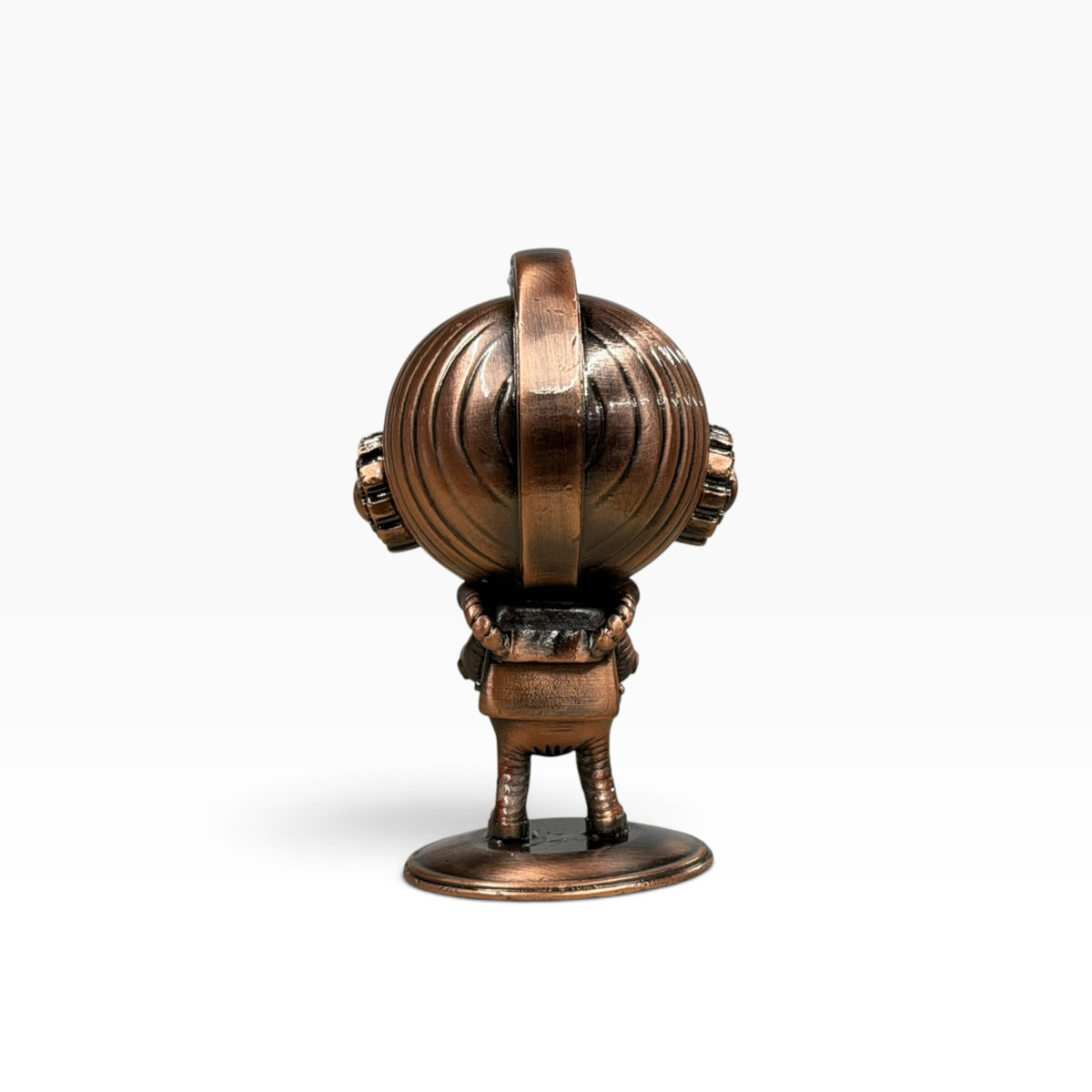 Transistor Boy - Antique Copper Pewter Statue