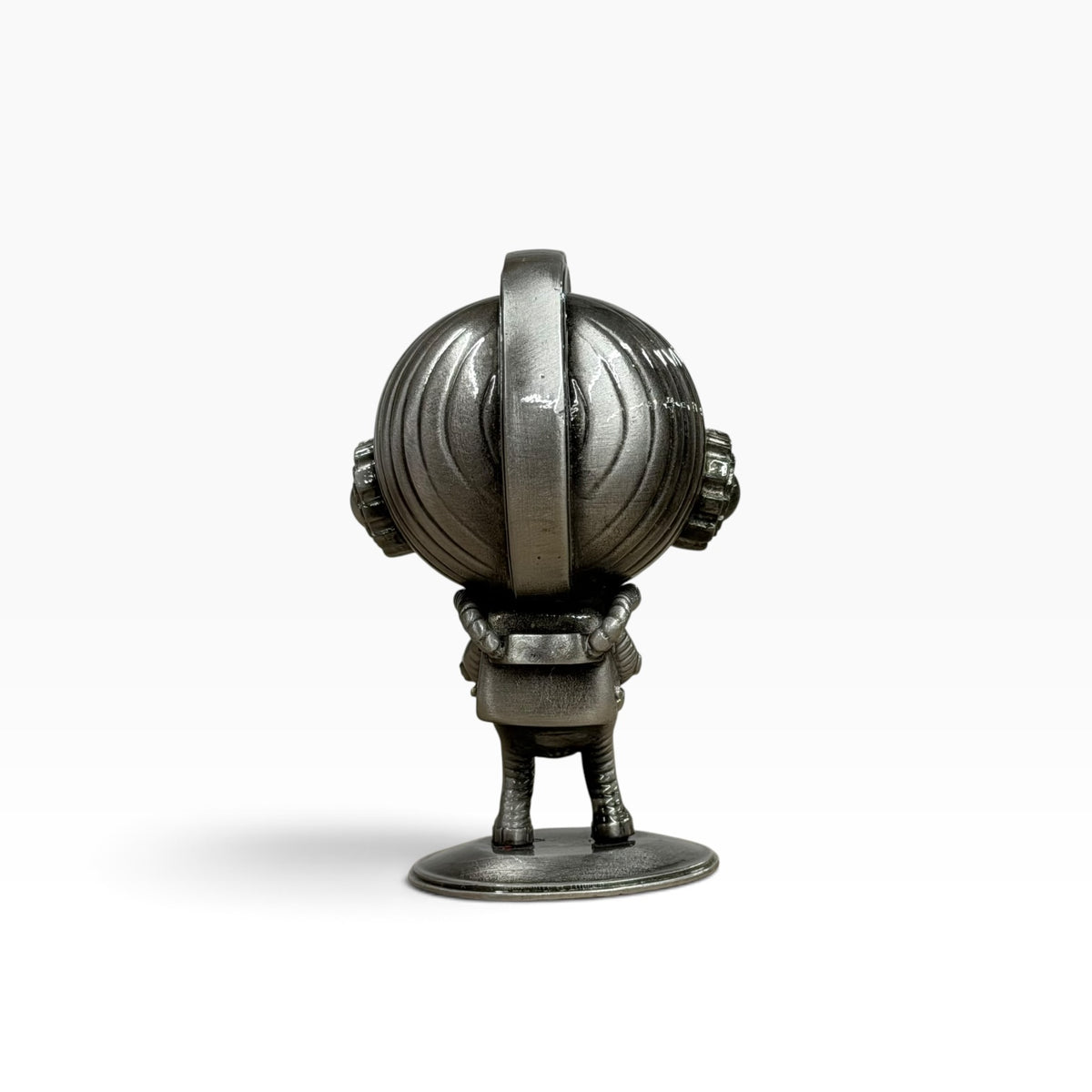Transistor Boy - Antique Silver Pewter Statue