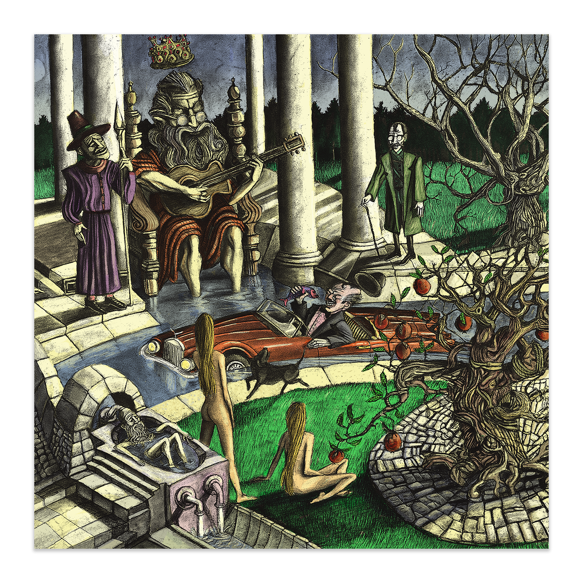 Jack and the Fish - Blotter Art
