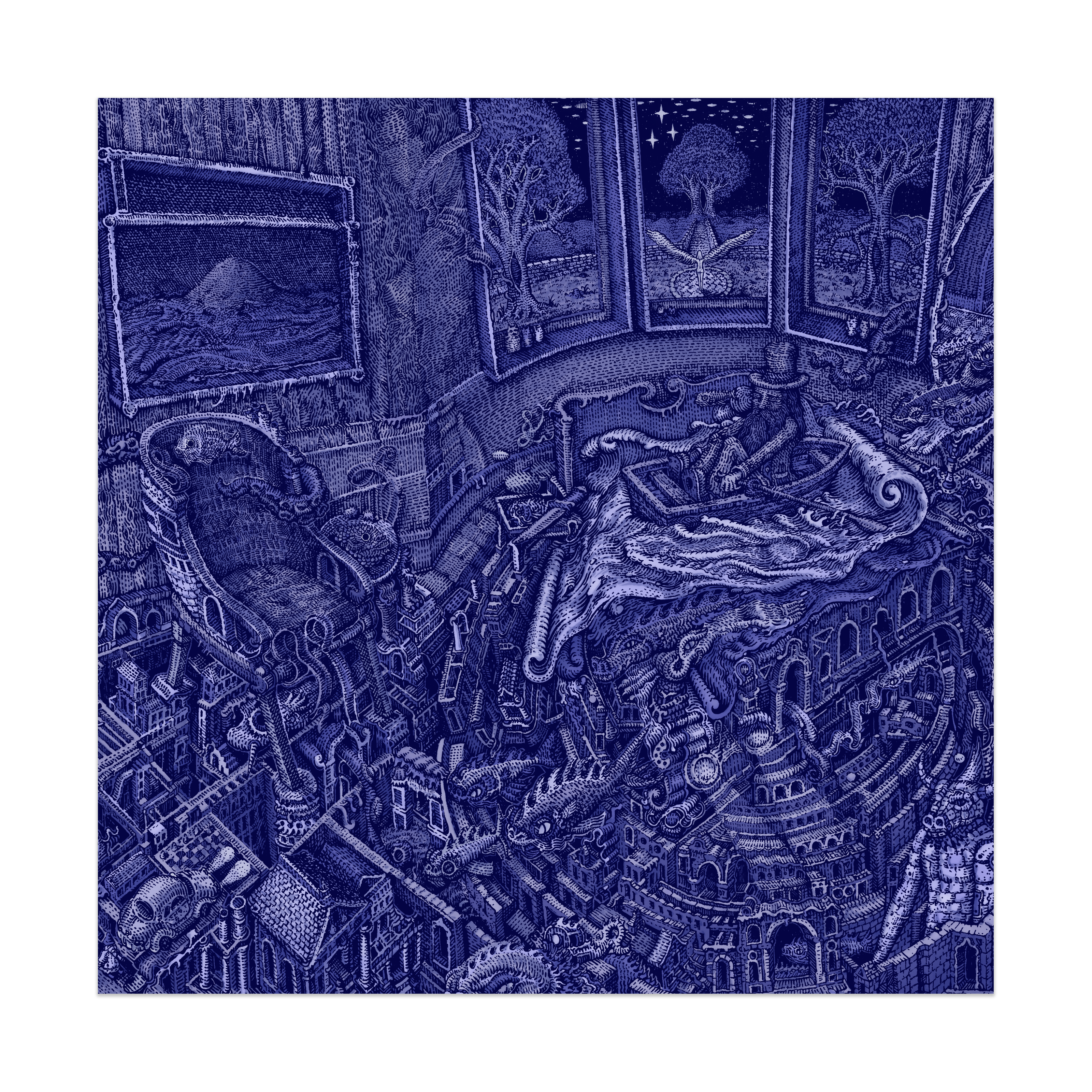 Maze - Blotter Art